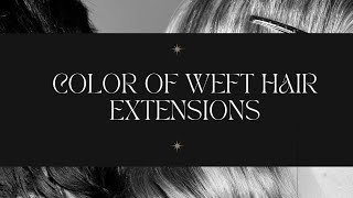 Colors of weft hairs Extensions/Dyed Hair/Natural Hairs/Black Color Hair/Blond Hair/Pak Hairs