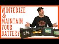 How To Winterize and Maintain The Battery on a Riding LawnMower Tractor - Video