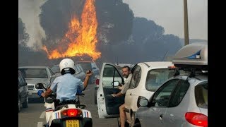 Les Feux de Sainte-Maxime à Fréjus - Reportage choc