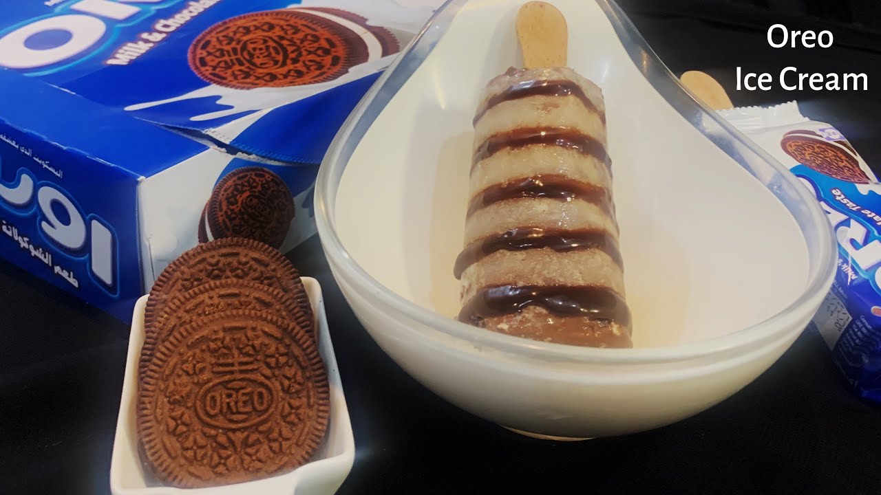 Oreo Ice Cream | Homemade Oreo Ice Sticks | No Mould & No Machine  | Five In Kitchen