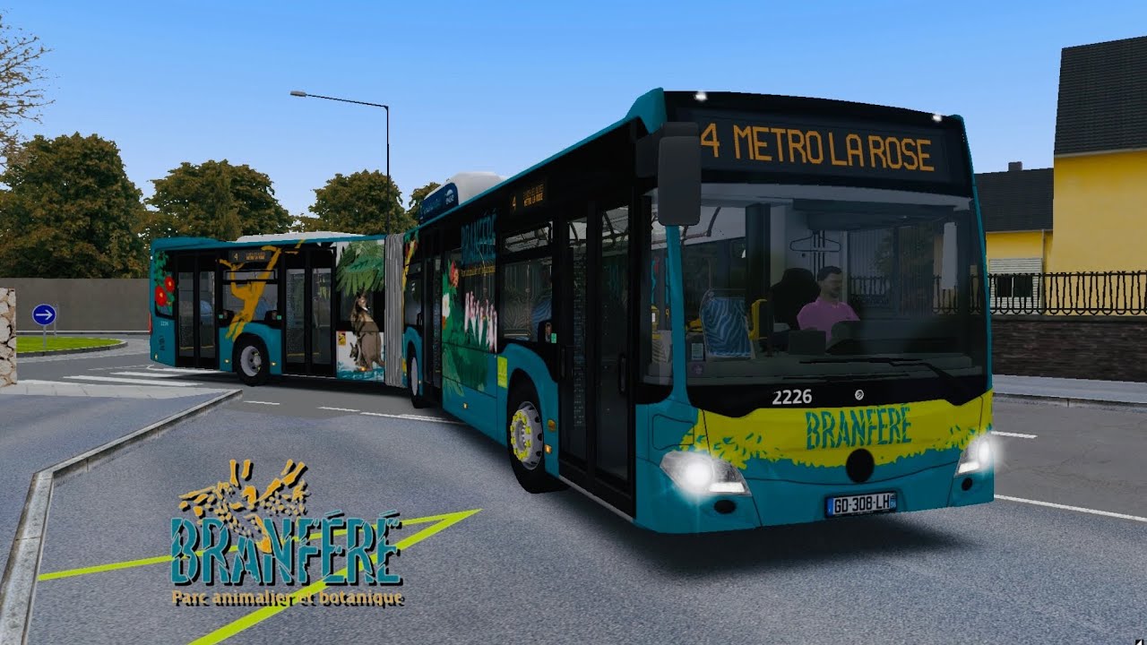 OMSI 2 - Mercedes Citaro GC2 NGT au couleur du zoo sur la ligne 4 - RTM Marseille