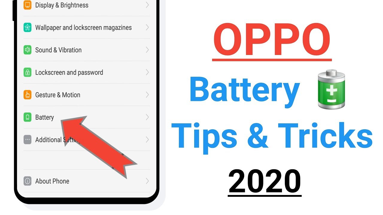 OPPO Battery ๐ Tips And Tricks 2020 ! Battery Features Hidden