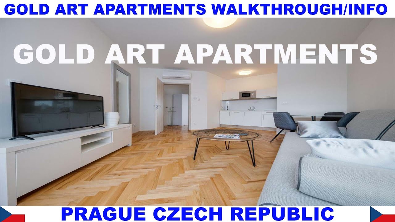 GOLD ART APARTMENTS IN PRAGUE CZECH REPUBLIC WALKTHROUGH AND INFORMATION - A GREAT HOTEL OPTION