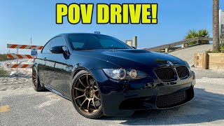 SUPERCHARGED E92 M3 POV DRIVE | FULL AKRAPOVIC EVOLUTION EXHAUST | 650HP
