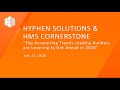 Hyphen Solutions Webinar: Top Accounting Trends Leading Builders are Leveraging to Get Ahead in 2020