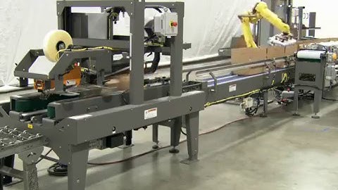 Pearson RTL Robotic Top Loader, CE15T Case Erector, CS15T Case Sealer Line | ProPac.com