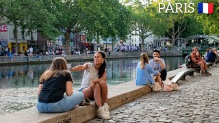 Paris, France, Real-Time Walk - Canal Saint-Martin & Place de la République - Walking Tour