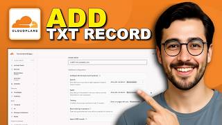 How to Create a Domain TXT Record in Cloudflare - Full Guide (2026)