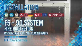 16 BOTOLE D'ISPEZIONE- SISTEMA F5 BS EI90 120- INSTALLAZIONE IN CAVEDIO + LASTRA DA UN SOLO LATO
