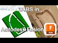 Tabs in Autodesk Fusion 360 for CNC Woodworking. A complete tutorial.