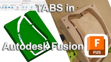 Tabs in Autodesk Fusion 360 for CNC Woodworking. A complete tutorial.