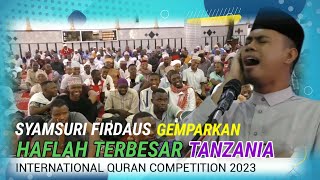 Syamsuri Firdaus Tampil di Haflah Tanzania Bikin Syeikh2 Dunia Terkesima Dengan Suara Emas Nya