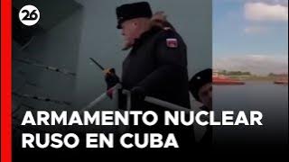 RUSIA envía a CUBA un submarino nuclear y una fragata con misiles hipersónicos