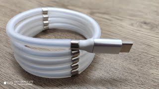 САМОСКЛАДЫВАЮЩИЙСЯ КАБЕЛЬ! TOPK Automatically Retractable Magnetic Cable ► УВЫ, НЕ СМОГЛИ!