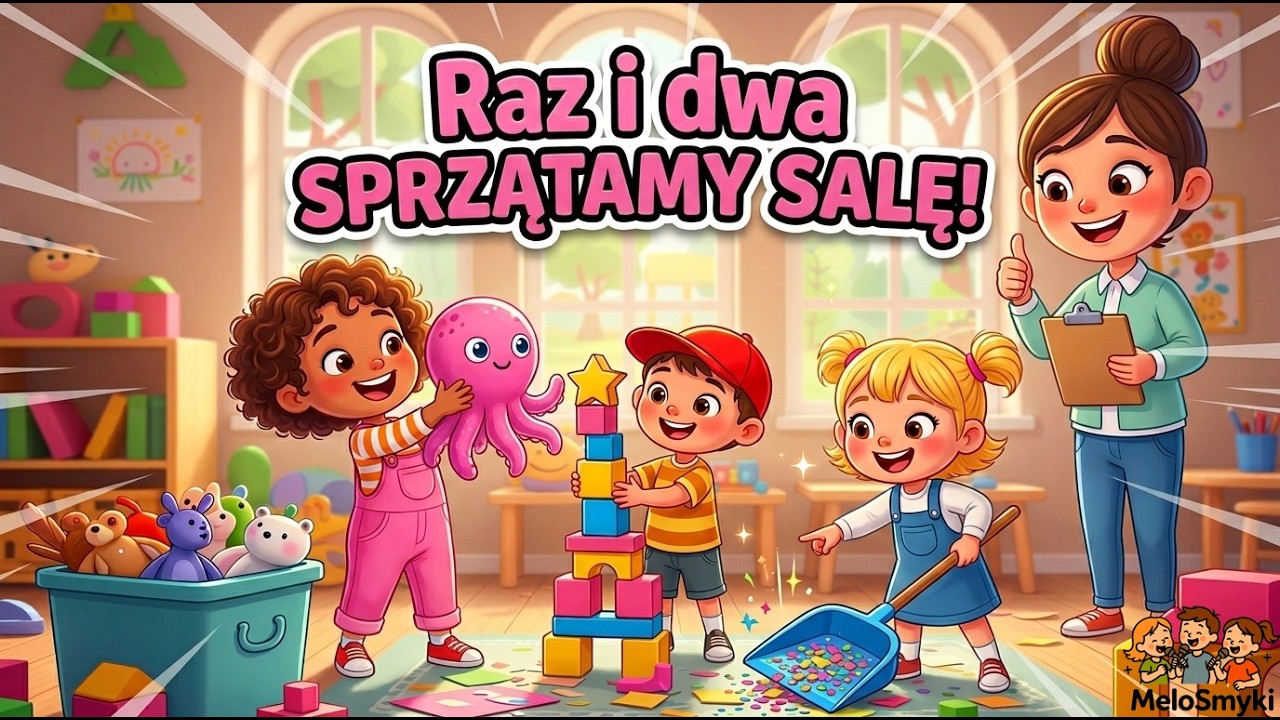 Ciocia woła ,,Sprzątamy salę!
