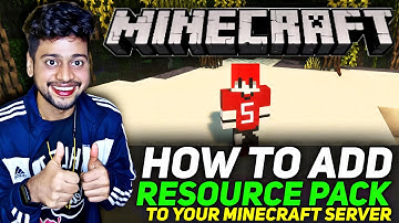 How To Add Resource Pack To Your Minecraft Server (Hindi Tutorial)
