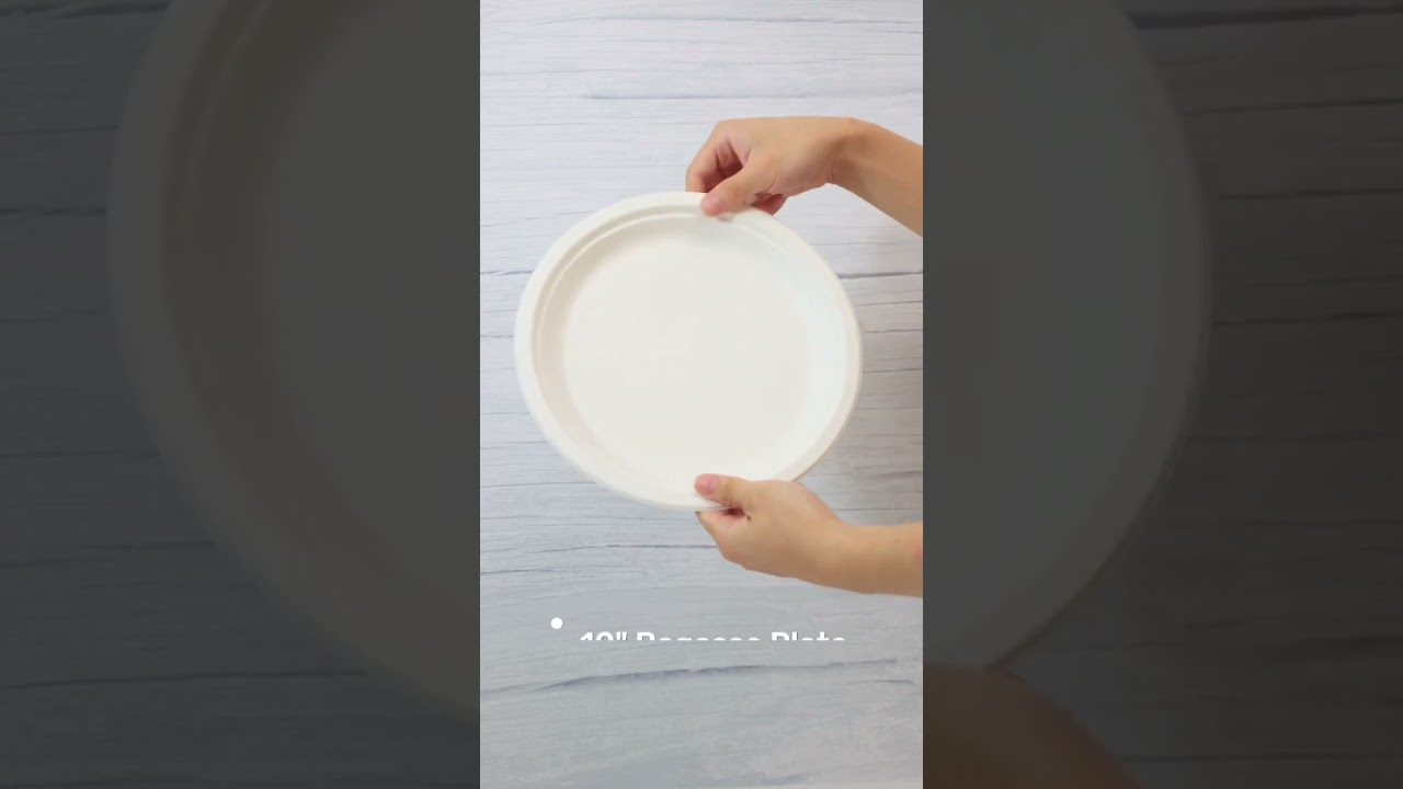 Bagasse plates