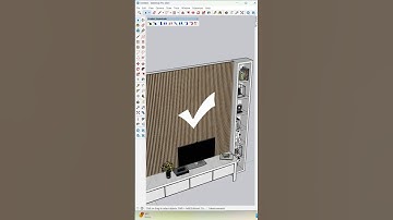 ✅Easy way to scale object without distorting the object #youtubeshorts #new #sketchup #viralvideo