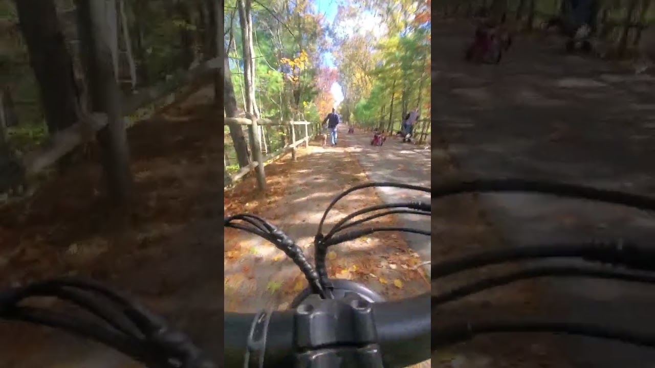 Ariel Rider X-class 52v on Washington secondary  bike path & trails Rhode Island part 1
