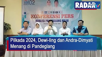 Pilkada 2024, Dewi-Iing dan Andra-Dimyati Menang di Pandeglang | RADAR BANTEN