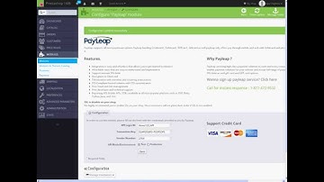 Payleap Payment Gateway - Credit Card Installation to prestashop