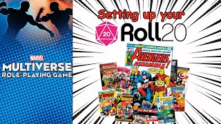 Setting up Roll20 for your Marvel Multiverse RPG