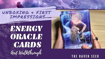 ENERGY ORACLE CARDS by Sandra Anne Taylor - Unboxing, first impressions and full flip through