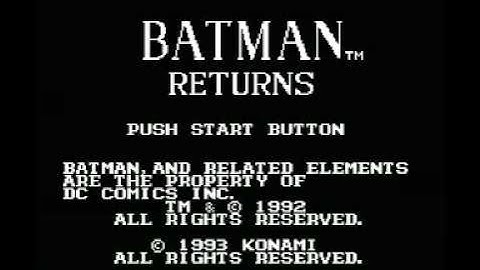 Batman Returns (NES) Music - Villain Cutscene