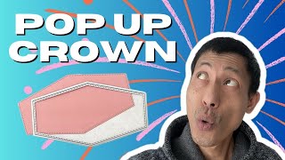 How To Make A V Fold Pop Up Crown Card Using Nested Essentials Die Cuts