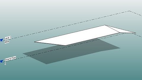 Revit Modeling Exercise - Match 2 sloped ceilings