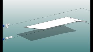 Revit Modeling Exercise - Match 2 sloped ceilings