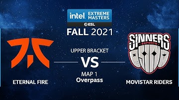CS:GO - fnatic vs. SINNERS [Overpass] Map 1 - IEM Fall Closed Qualifiers 2021 - EU