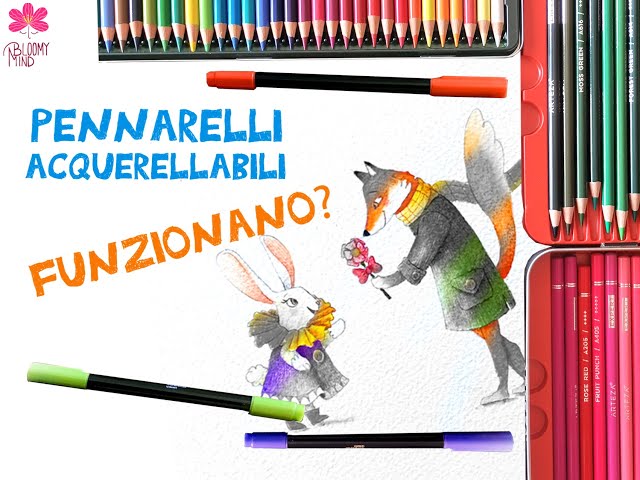 Provo i pennarelli acquerellabili della Lidl! Funzionano bene? Scopriamolo  insieme. 