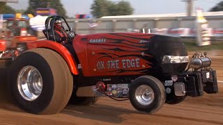 Pro Pulling League2023:  ARP Light Super Stocks Tractors pulling at the America's Pull in Henry, IL