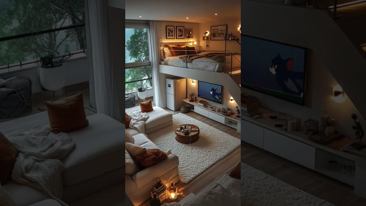 Cozy Cabin Rain. A Dreamy Escape ❄️⛈️ 