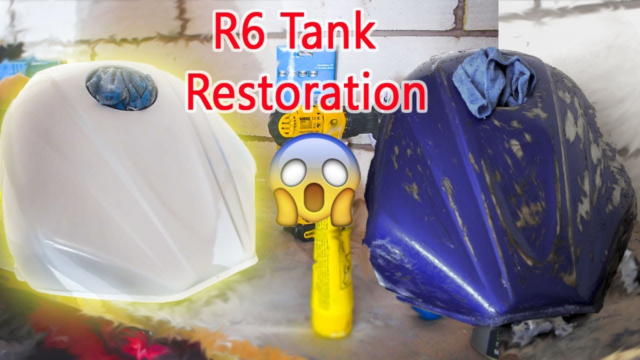 Wrecked R6 R6 Tank Repair *RESTORATION* Wrecked Bike Rebuild* EP:02 Track Bike ...