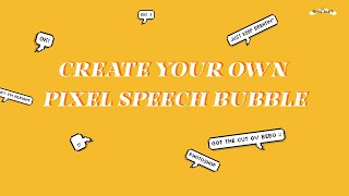 pixel bubble speech | messages speech *trick* screenshot 2