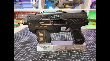 Dredd Lawgiver Build Part 3 | Assembly, painting, and weathering