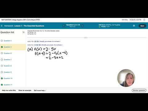Lesson 1 - Problem 5 - YouTube