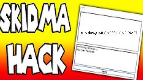 NEW SKIDMA HACK! [LEVEL 7 EXECUTOR] [PATCHED!]