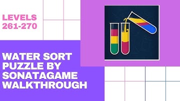 Water Sort Puzzle by  Sonatagame - Levels 261-270