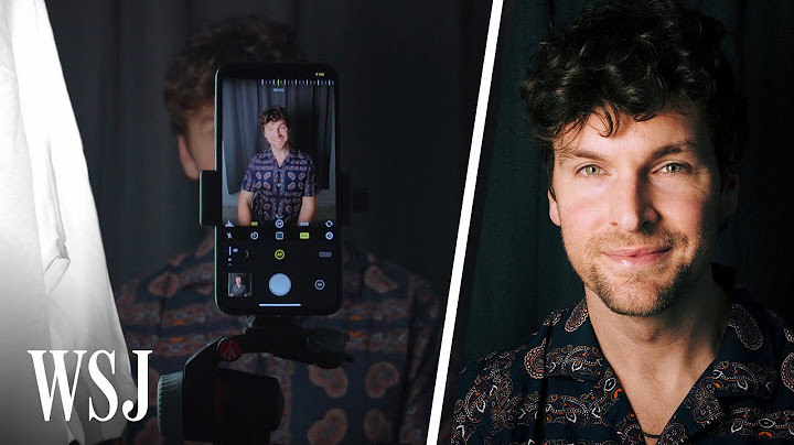 How to Take a Headshot With an iPhone and $30 of Gear | WSJ