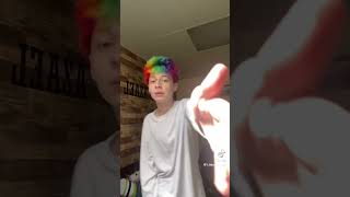 Rainbow hair cutesy  #tiktokreupload #notmyvideo #goviral