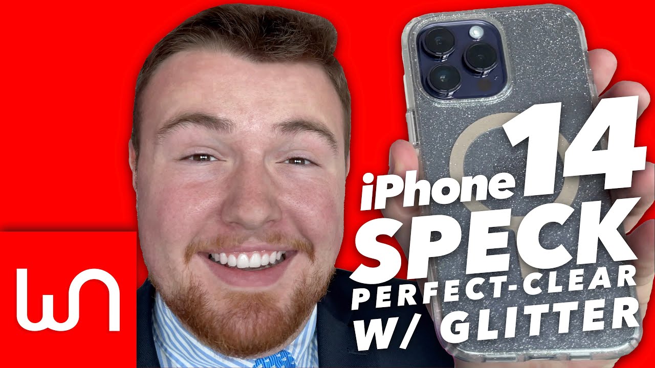 Speck Estuche Perfect-Clear con Glitter para iPhone 12 mini