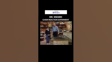 MR. WIZARD CHAIN REACTION EXPERIMENT #chainreaction #nuclearphysics #science #science #physics