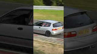 Honda Civic doing Civic stuff shorts touristenfahrten nürburgring nordschleife