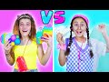 Rich Girl VS Poor Girl WITH POP IT || Funny situations with friends