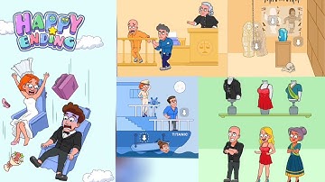 Happy Ending: Displace Puzzle Gameplay Walkthrough Part 1 - Levels 1-50