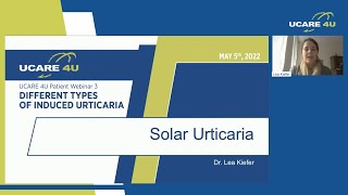 Solar Urticaria - Lea-Alice Kiefer Solar Urticaria