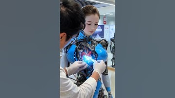 Future Tech: Humanoid Robot Repairs Damage Instantly #ai #humanoid #robot #futuretech #technology